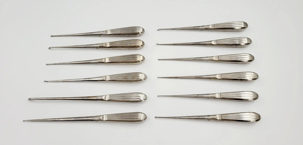 Integra Jarit Oval Cup Curette Set of 12 Jarit