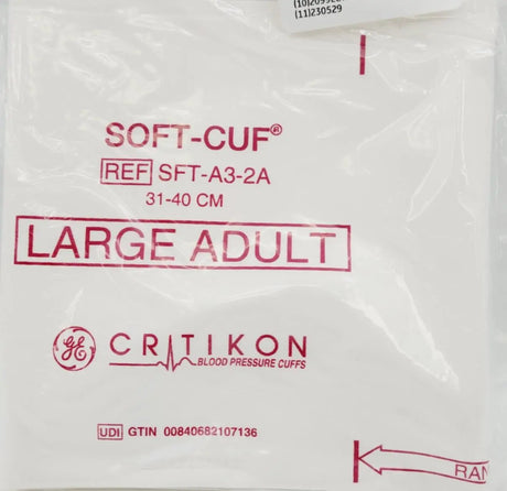 GE 2059303-001 Assorted Pack Soft Cuff (5) Small (10) Adult (5) LG Adult 20BX GE