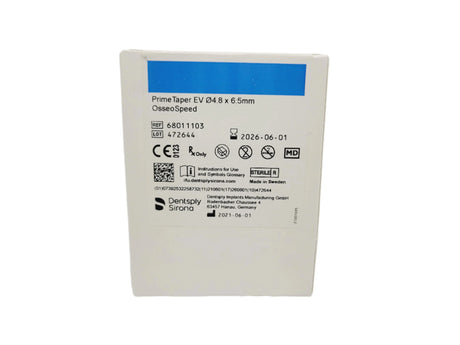 Dentsply Implants Manufacturing 68011103 PrimeTaper EV 4.8 x 6.5mm OsseoSpeed Dentsply Implants Manufacturing