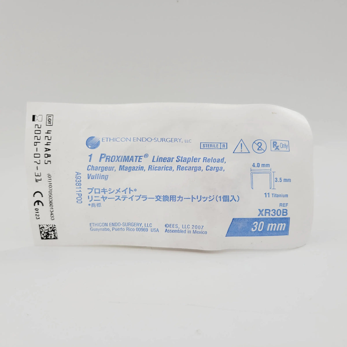 Ethicon Endo-surgery, Llc, XR30B, EA, New - Inner Sterile Package Intact, 10705036013433 Ethicon Endo-surgery, Llc