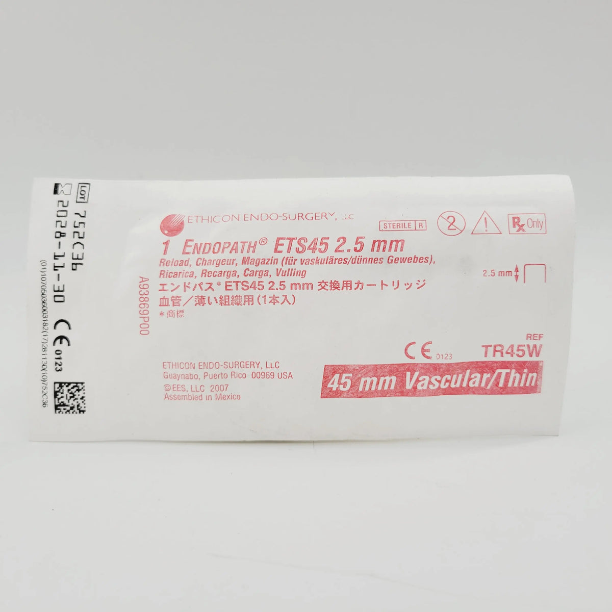 Ethicon Endo-surgery, Llc, TR45W, EA, New - Factory Sealed, 10705036003182, EXPIRED Ethicon Endo-surgery, Llc