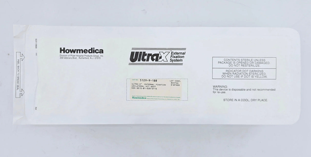 Howmedica 5129-9-100 Ultra-X External Fixation Unilateral Kit Govt. Howmedica