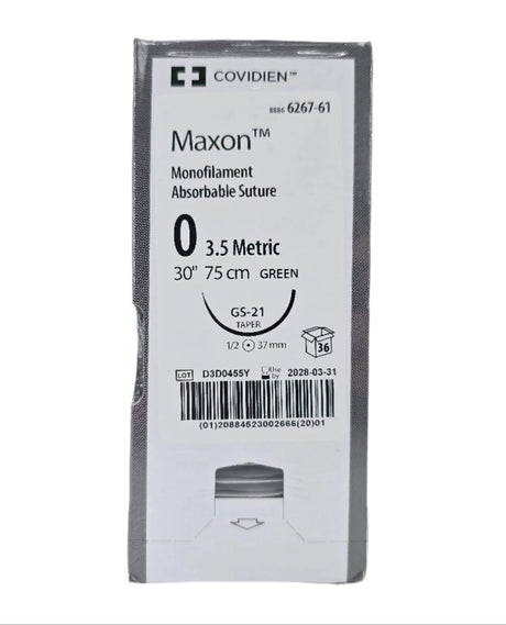 Covidien 6267-61 0 Maxon Green 1X30" GS-21 Box of 36 Covidien