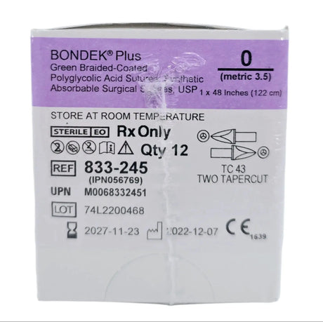 Teleflex 833-245 0 BONDEK Plus Green 1X48" TC 43, TC 43 Box of 12 Teleflex