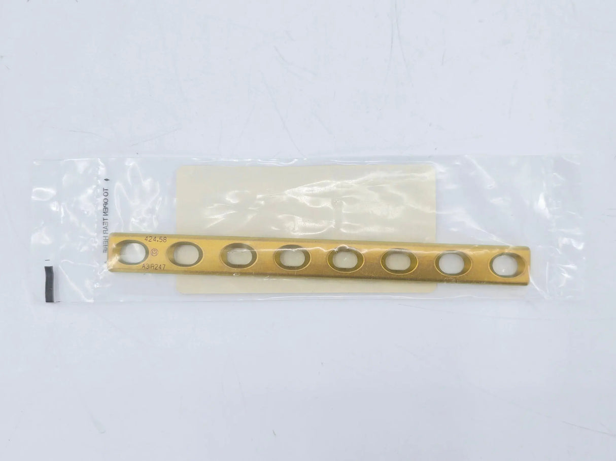 Synthes 424.58 4.5mm Ti Narrow LC-DCP Plate 8 Holes 142mm Synthes