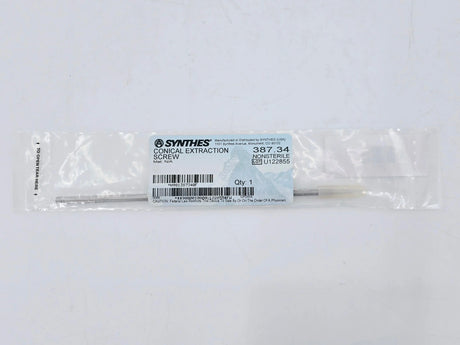 Synthes 387.34 Conical Extraction Screw 7-1/2" Synthes