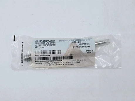 Synthes 280.25 DHS/DCS Lag Screw 12.7mm Thread/125mm Synthes