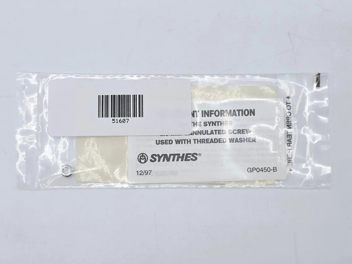 Synthes 219.89 Threaded Washer for 3.0mm Cannulated Screws Synthes