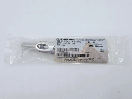 Synthes 281.46 150° DHS Plate-Standard Barrel 6 Holes/110mm Synthes