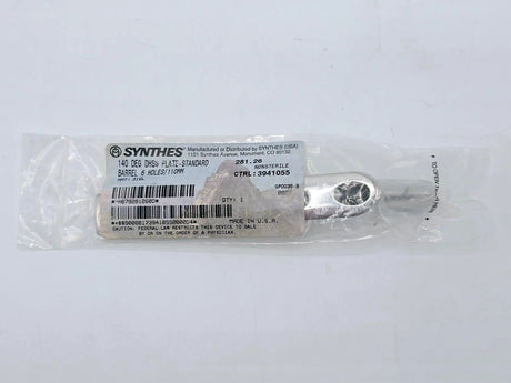 Synthes 281.26 140° DHS Plate-Standard Barrel 6 Holes/110mm Synthes