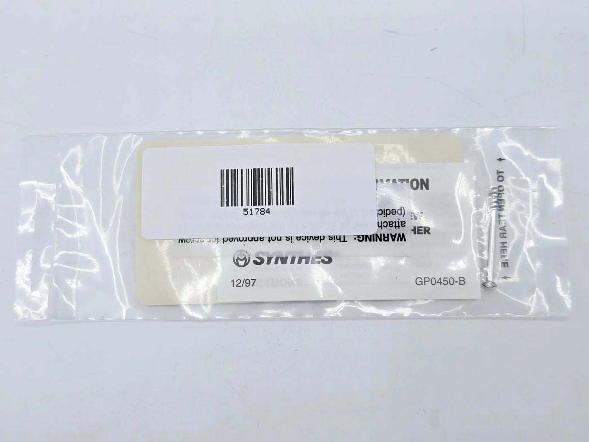 Synthes 202.627 3.0mm Cannulated Screw Short Thread/27mm Synthes