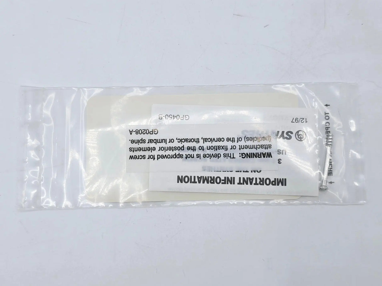 Synthes 202.623 3.0mm Cannulated Screw Short Thread/23mm Synthes