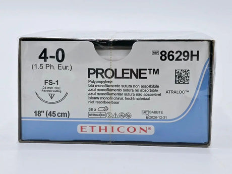 Ethicon 8629H 4-0 PROLENE 1X18" FS-1 Box of 36 Ethicon