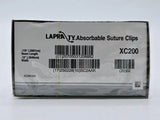 Ethicon XC200 LAPRA-TY Absorbable Suture Clips .118-.12" Box of 6 Ethicon