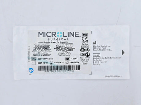 Microline Surgical 3142-01 ReNEw EndoCut Scissor Tip, Disposable Microline