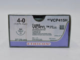 Ethicon VCP415H 4-0 Coated VICRYL Plus 1X27" SH BX/36 Ethicon