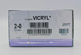 Ethicon J111T 2-0 Coated VICRYL 1X18" BX/12 Ethicon