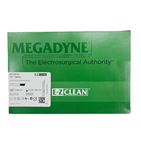 Megadyne 0014 Electrosurgical Electrodes E-Z Clean Blade 6.5" 12/BX Megadyne