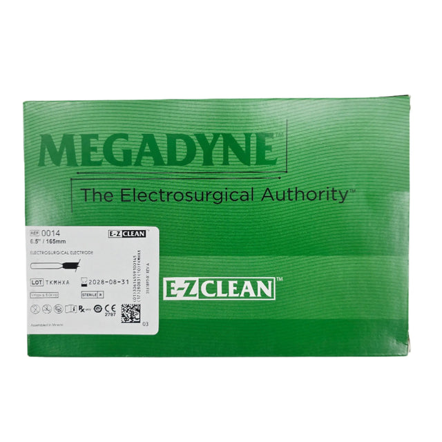 Megadyne 0014 Electrosurgical Electrodes E-Z Clean Blade 6.5" 12/BX Megadyne