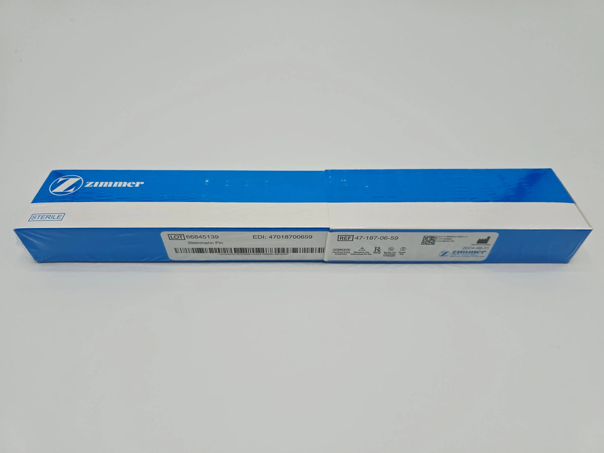 Zimmer 47-187-06-59 Steinmann Pin 4mm x 9" Style 5 BX/5 Zimmer