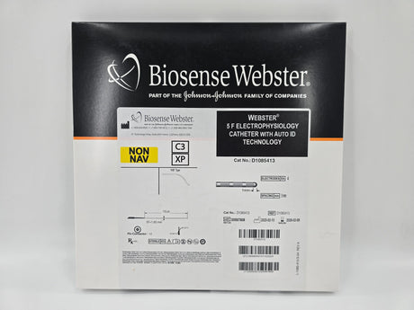 Biosense Webster D1085413 Webster 5F Electrophysiology Catheter with Auto ID Technology 115cm Length C3 XP HIS Type Biosense Webster