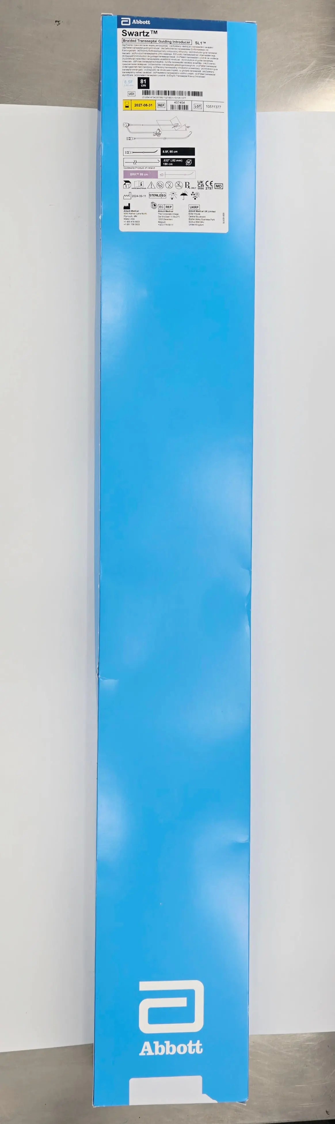 Abbott 407454 Swartz Braided Transseptal Guiding Introducer SL1