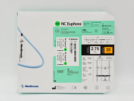Medtronic NCEUP27520X NC Euphora 2.75mm x 20mm Noncompliant Balloon Dilation Catheter Medtronic