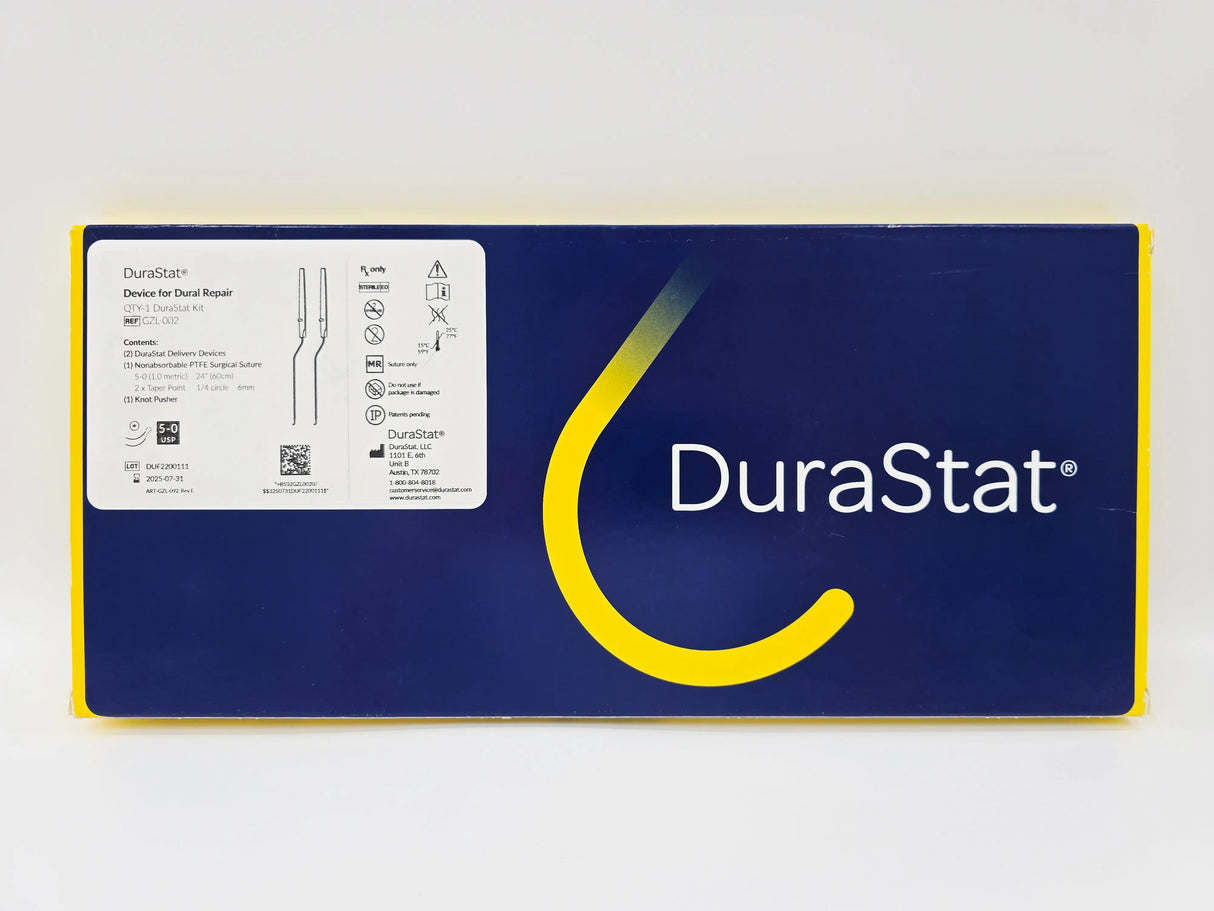 DuraStat GZL-002 DuraStat Kit Device for Dural Repair 5-0 USP Taper Point 1X24" 6mm DuraStat
