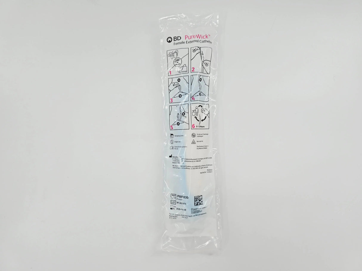 C.R. Bard PWF030 BD PureWick Female External Catheter CS/30 Bard