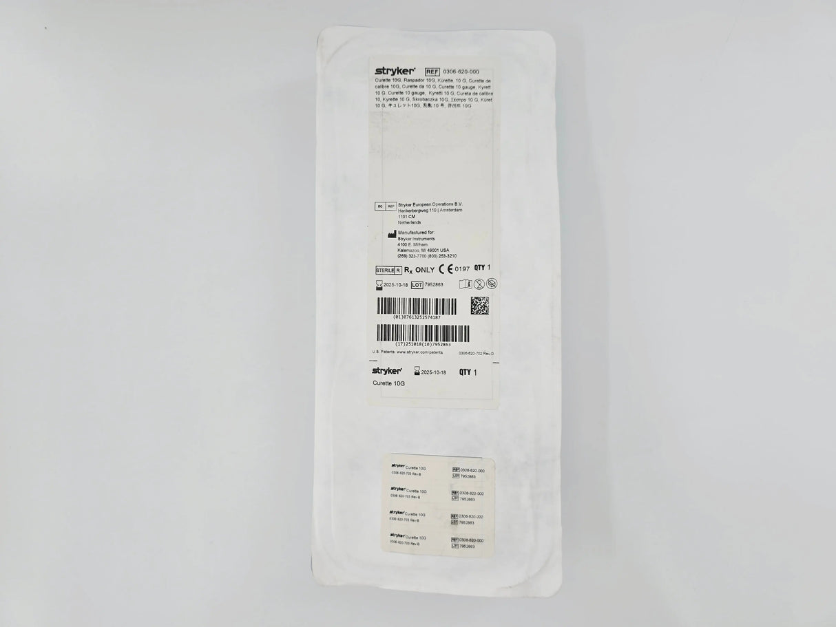 Stryker 0306-620-000 Curette 10G Stryker
