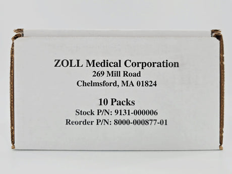 Zoll Medical 8000-000877-01 Recorder Paper 80mm, Fan Fold, 8 ft Standard, 10PKS/CS Zoll