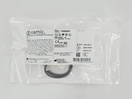 Medline 70400052 namic Perceptor DT Standard Pole Mount Kit BX/10 Medline