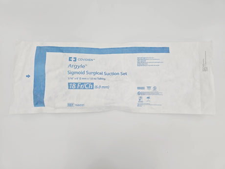 Covidien 166031 Argyle Sigmoid Surgical Suction Set 18Fr./Ch 3/16" x 6' Tubing Covidien