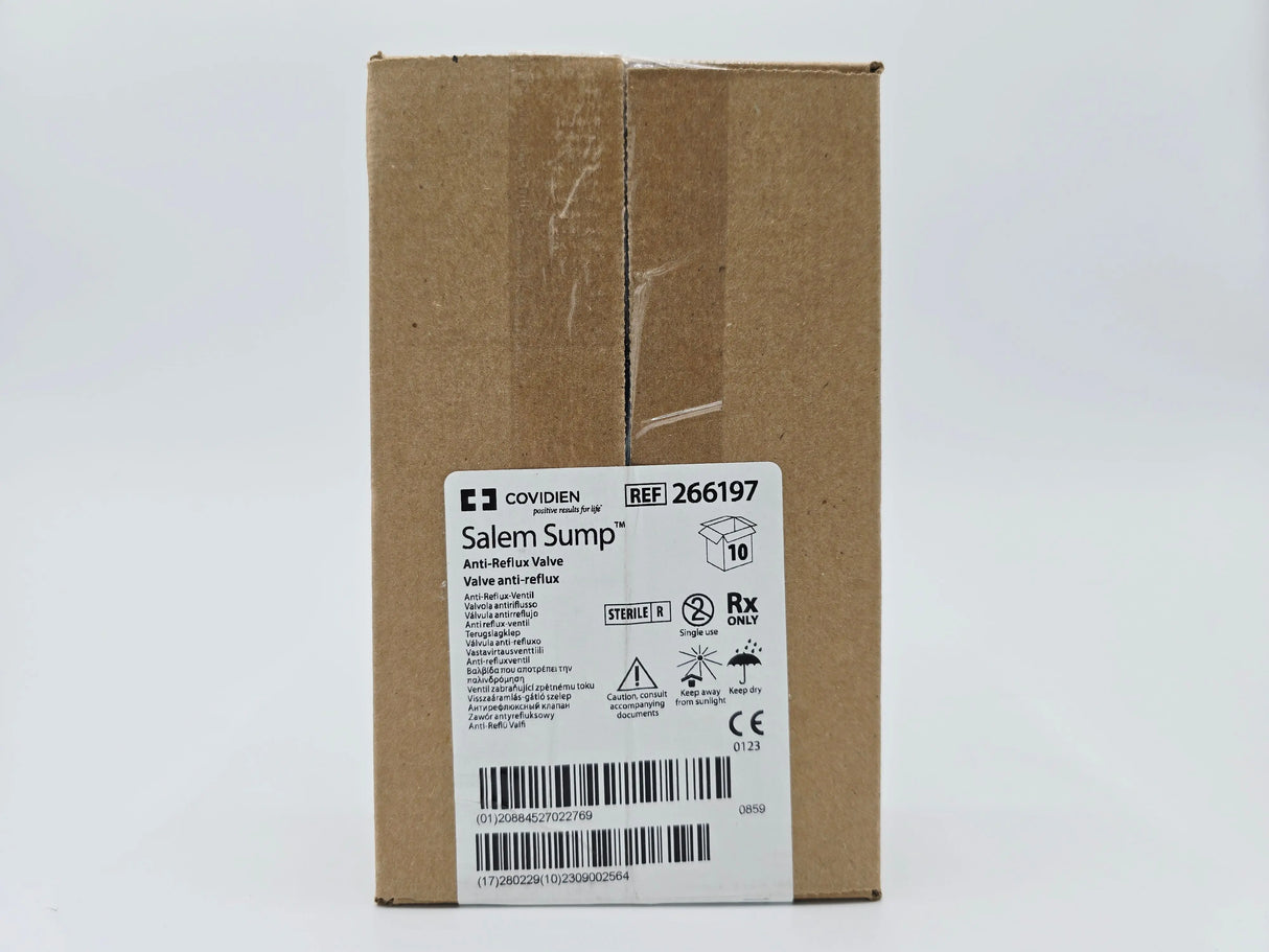 Covidien 266197 Salem Sump Anti-Reflux Valve BX/10 Covidien