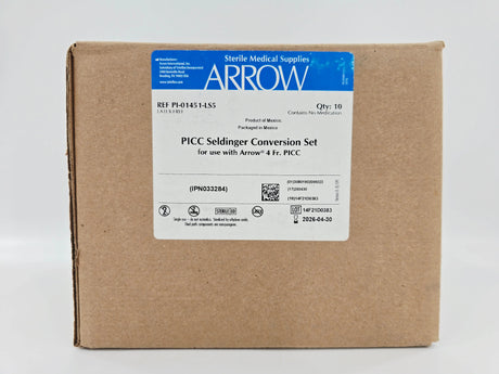 Arrow PI-01451-LS5 PICC Seldinger Conversion Set 4Fr. x .018" CS/10 Arrow