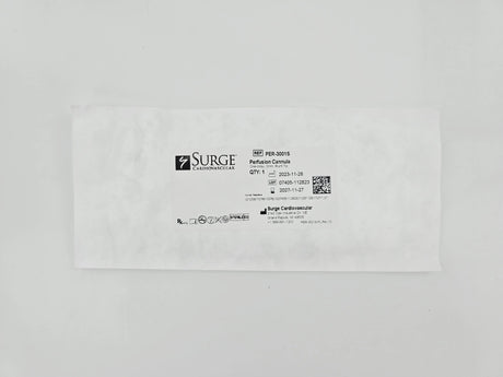 Surge Cardiovascular PER-3001S Perfusion Cannula One-Way, 3mm, Blunt Tip Surge Cardiovascular