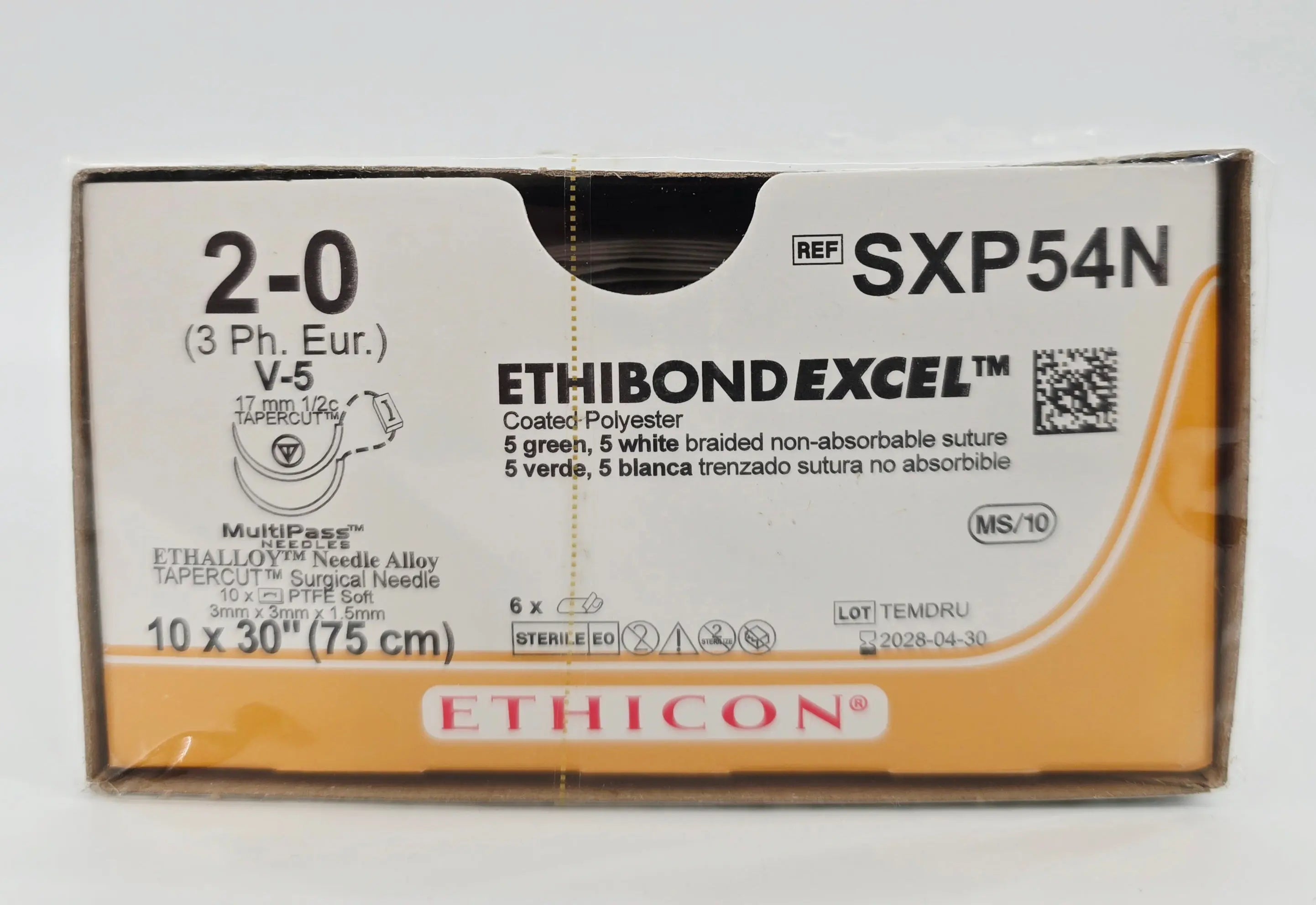 Ethicon SXP54N 2-0 Ethibond EXCEL 10X30