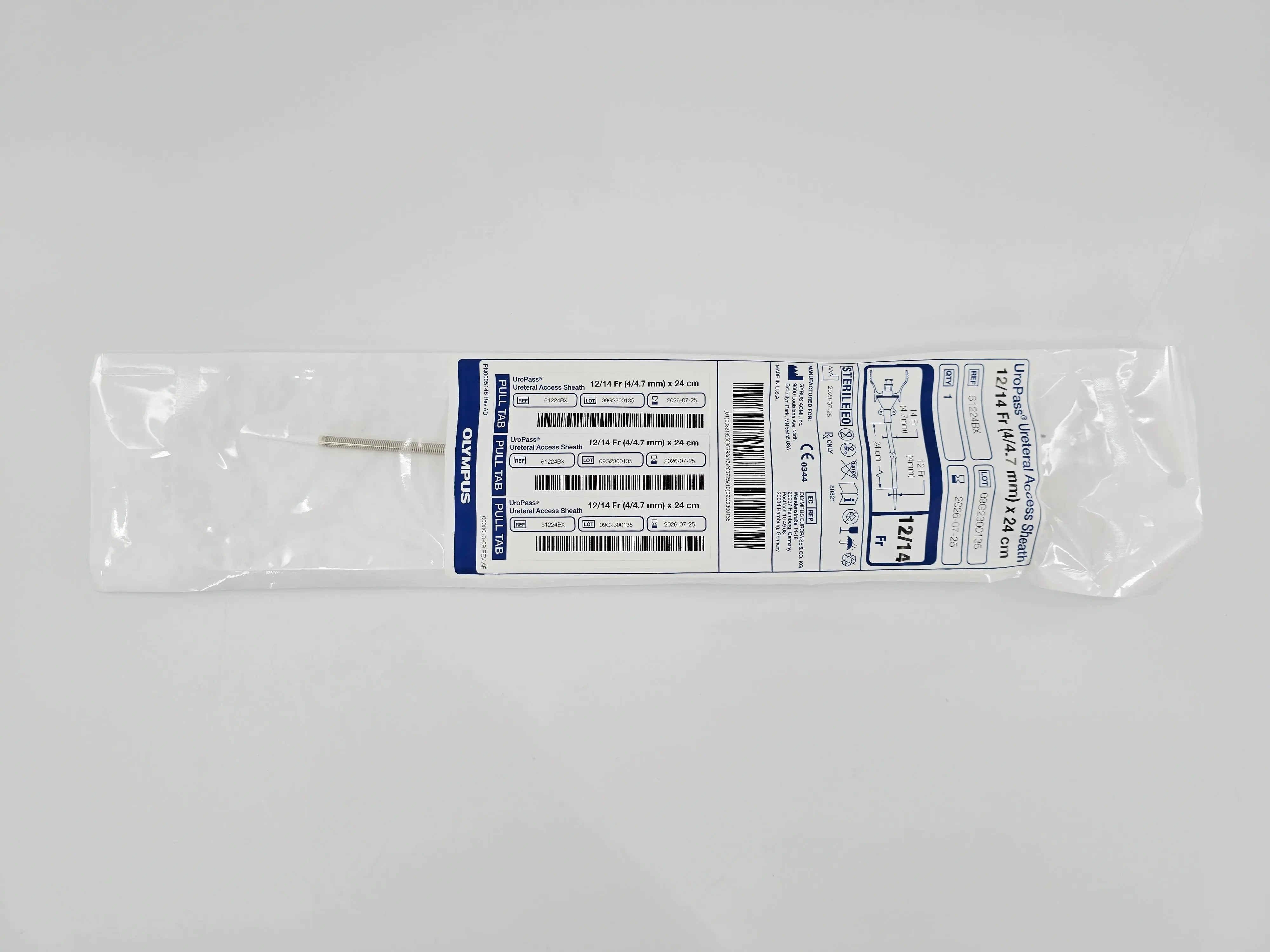 Olympus 61224BX UroPass Ureteral Access Sheath 12/14Fr x 24cm
