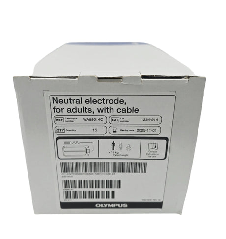 Olympus WA99514C Neutral Electrode for Adults with Cable Box/15 Olympus
