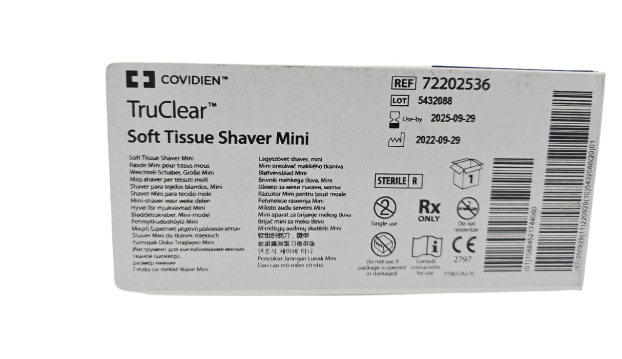Covidien 72202536 Soft Tissue Shaver Mini Covidien