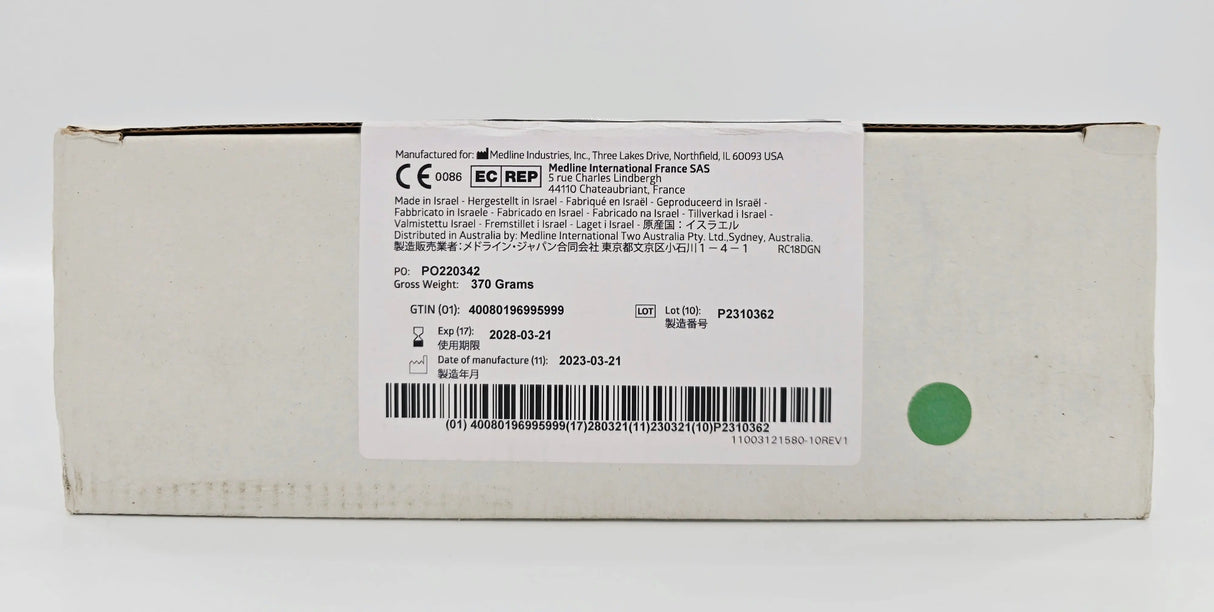 Medline DYNJWE2188 Channel Round Drain 15Fr. 3/16" Full-Fluted BX/10 Medline