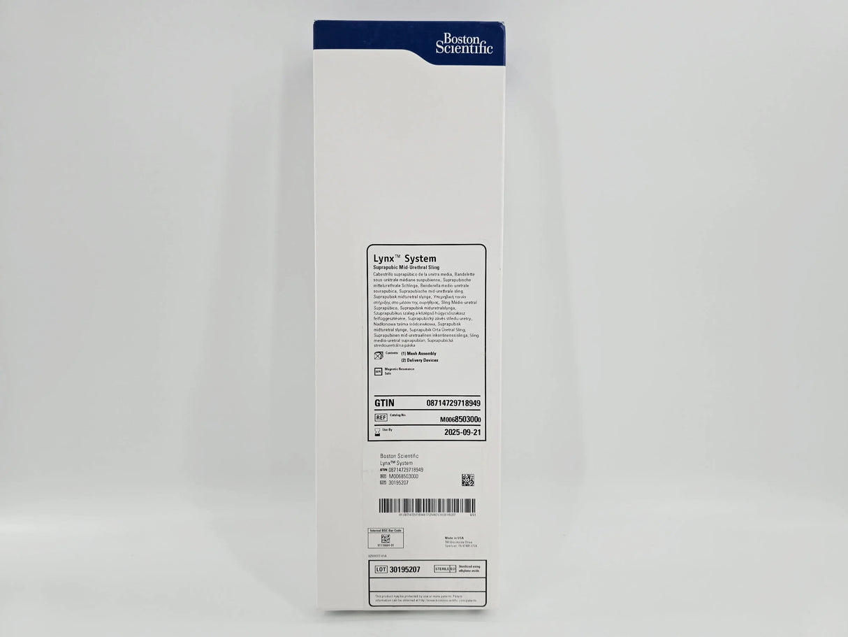 Boston Scientific M0068503000 Lynx System Suprapubic Mid-Uretheral Sling Boston Scientific