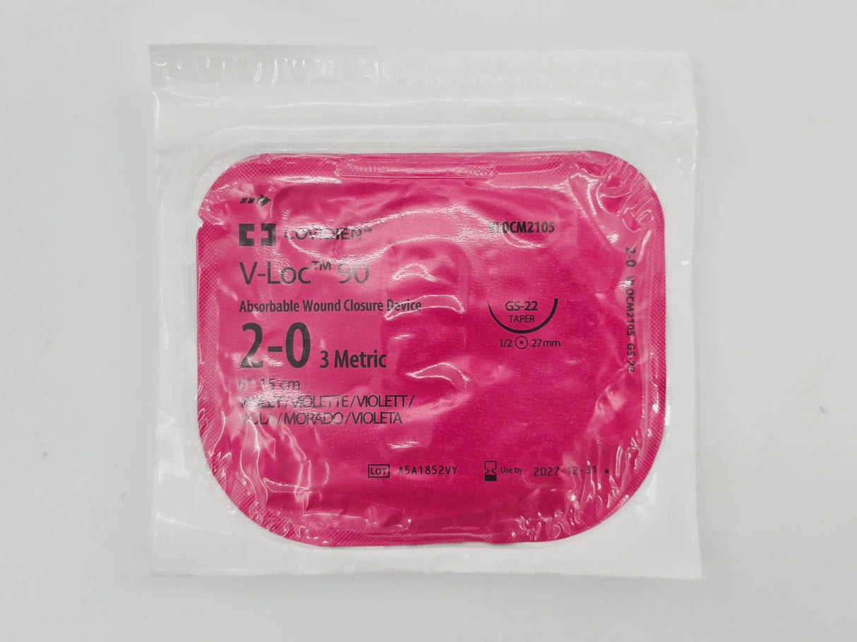 Covidien VLOCM2105 V-Loc 90 2-0 1X6" Violet GS-22 27mm Covidien