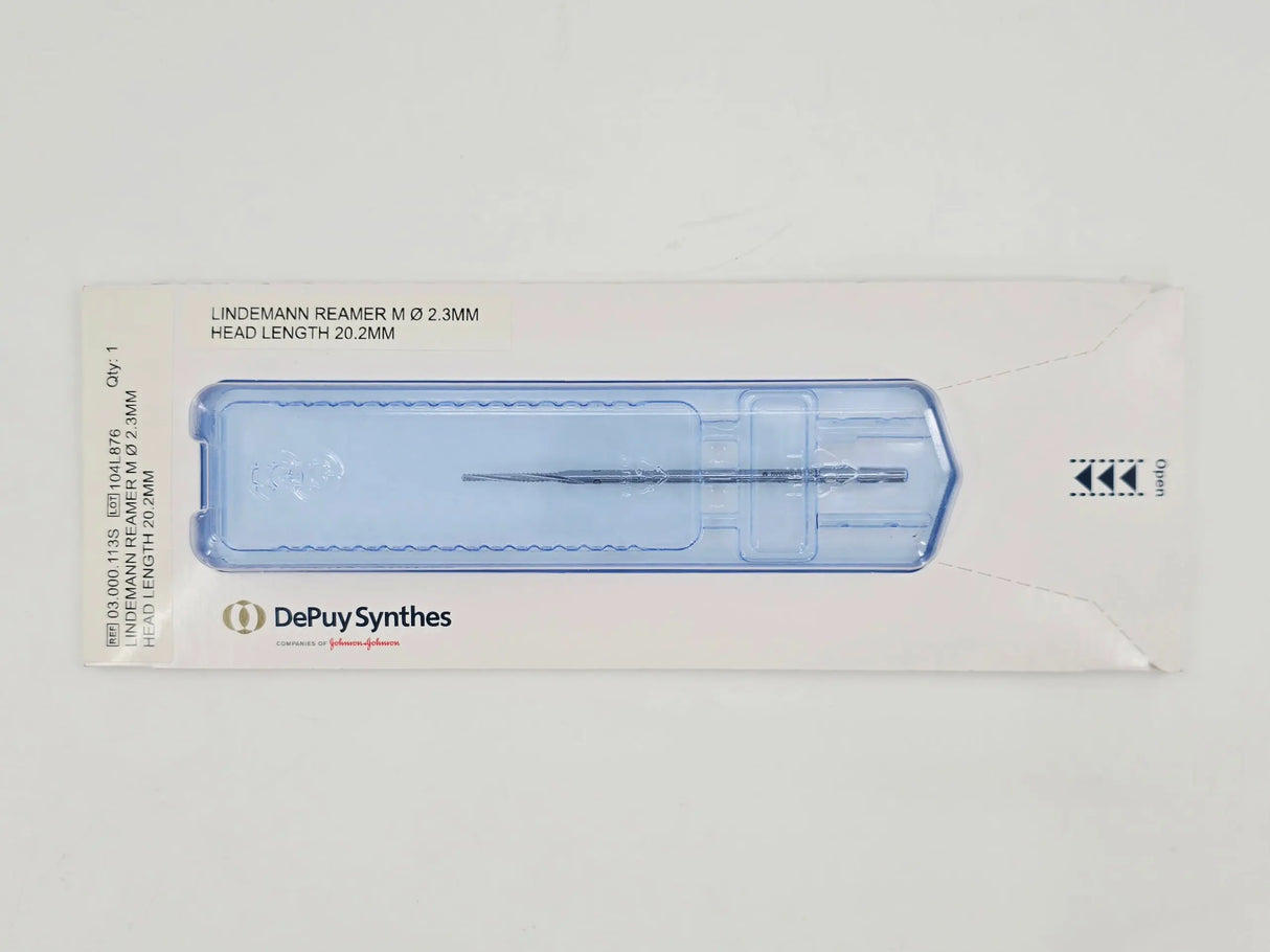 DePuy Synthes 03.000.113S Lindemann Reamer M Ø 2.3mm Head Length 20.2mm DePuy Synthes