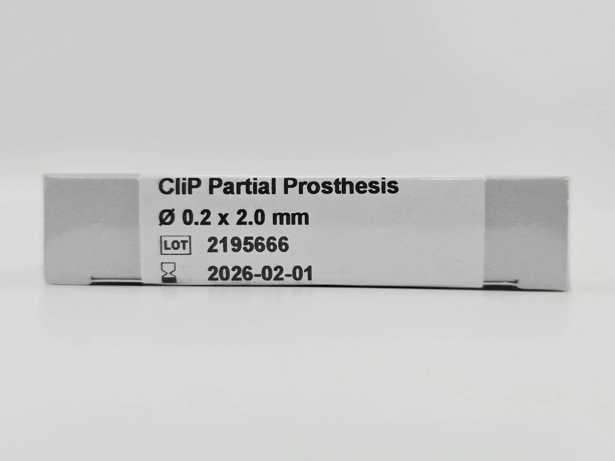 Kurz 1002251 CLiP Partial Prosthesis Ossicular Ø 0.2 x 2.0mm Titanium Kurz