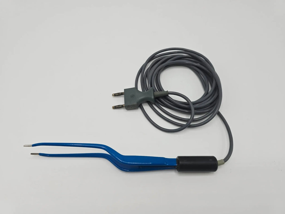 Bipolar Bayonet Forceps with Connecting Cord Unbranded