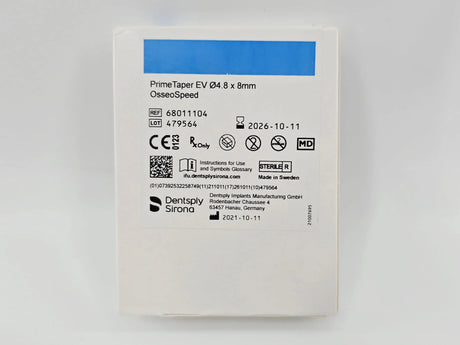 Dentsply Implants Manufacturing 68011104 PrimeTaper EV Ø4.8 x 8mm OsseoSpeed DS Implants Dentsply Implants Manufacturing