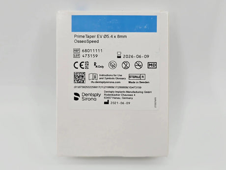 Dentsply Implants Manufacturing 68011111 PrimeTaper EV Ø5.4 x 8mm OsseoSpeed DS Implants