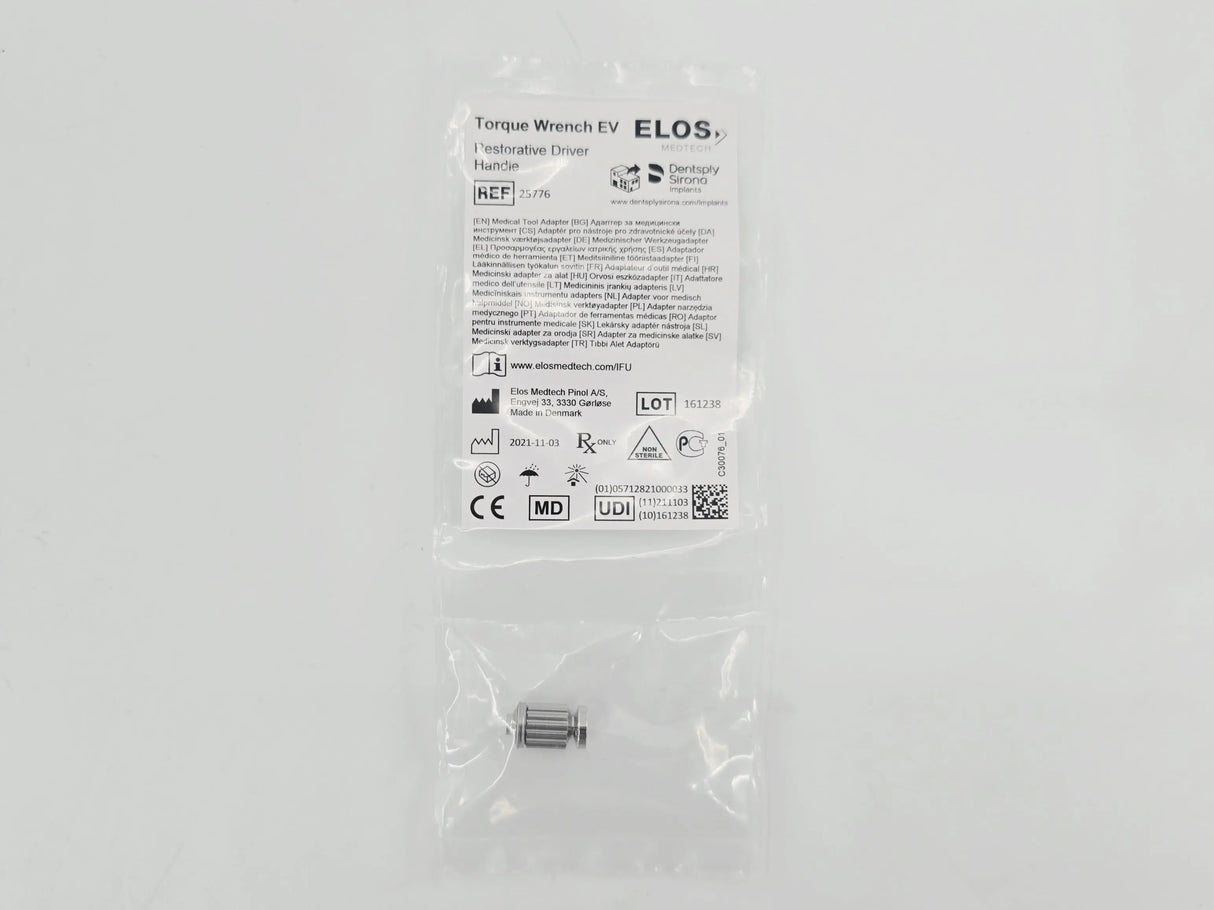 Elos Medtech 25776 Dentsply Sirona Torque Wrench EV Restorative Driver Handle