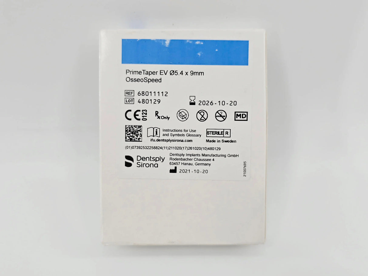 Dentsply Implants Manufacturing 68011112 Primetaper Ev Dentsply Implants Manufacturing